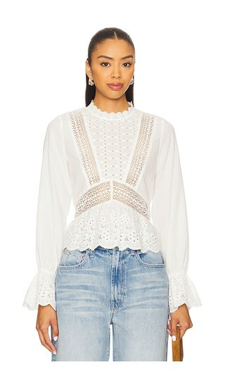 Miriam Top in Eggshell | Revolve Clothing (Global)