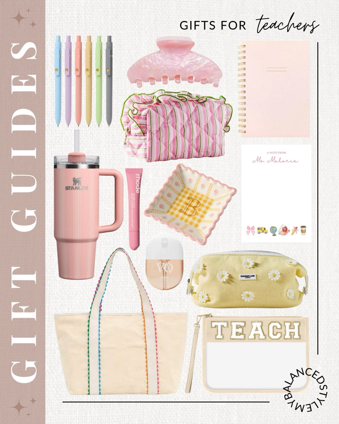 Teacher appreciation gifts

teacher appreciation gift ideas
personalized teacher gifts
classroom supplies gift bundles
thank you teacher gift baskets
gift cards for teachers
cute desk decor for teachers
practical gifts for educators
handwritten thank you notes
coffee and snack gift sets

#LTKSeasonal #LTKSaleAlert