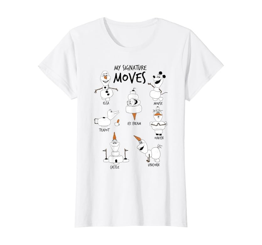Disney Frozen 2 Olaf My Signature Moves T-Shirt | Amazon (US)