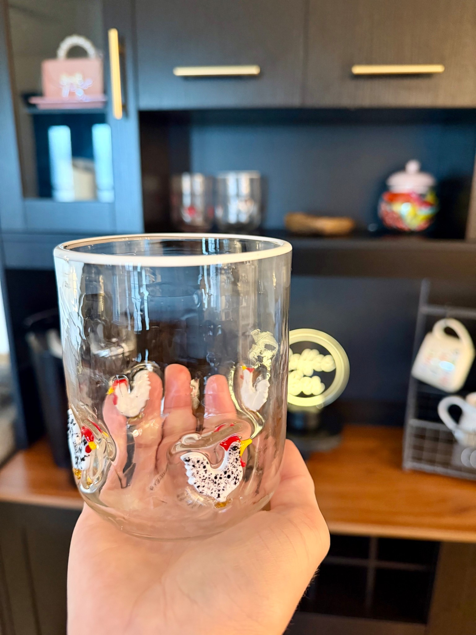 Love my chicken icon glass from anthropology! Very high quality! I’m getting the duck one next!! 

#LTKHome #LTKmomlife #LTKdayinmylife