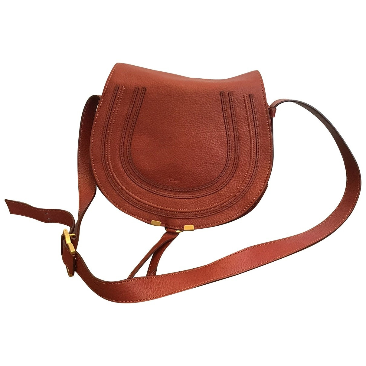 Chloé Marcie Red Leather Handbags | Vestiaire Collective (Global)