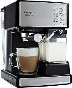 Mr. Coffee Espresso and Cappuccino Machine Stainless Steel Programmable Coffee Maker with Automat... | Amazon (US)