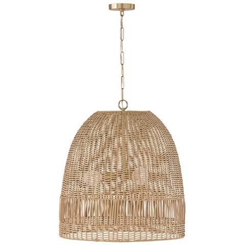 Capital Lighting Naomi 3 Light Pendant Matte Brass - #9676A | Lamps Plus | Lamps Plus