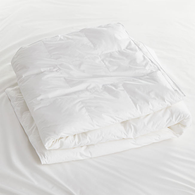 Hypoallergenic Medium Twin Duvet Insert + Reviews | Crate & Barrel | Crate & Barrel