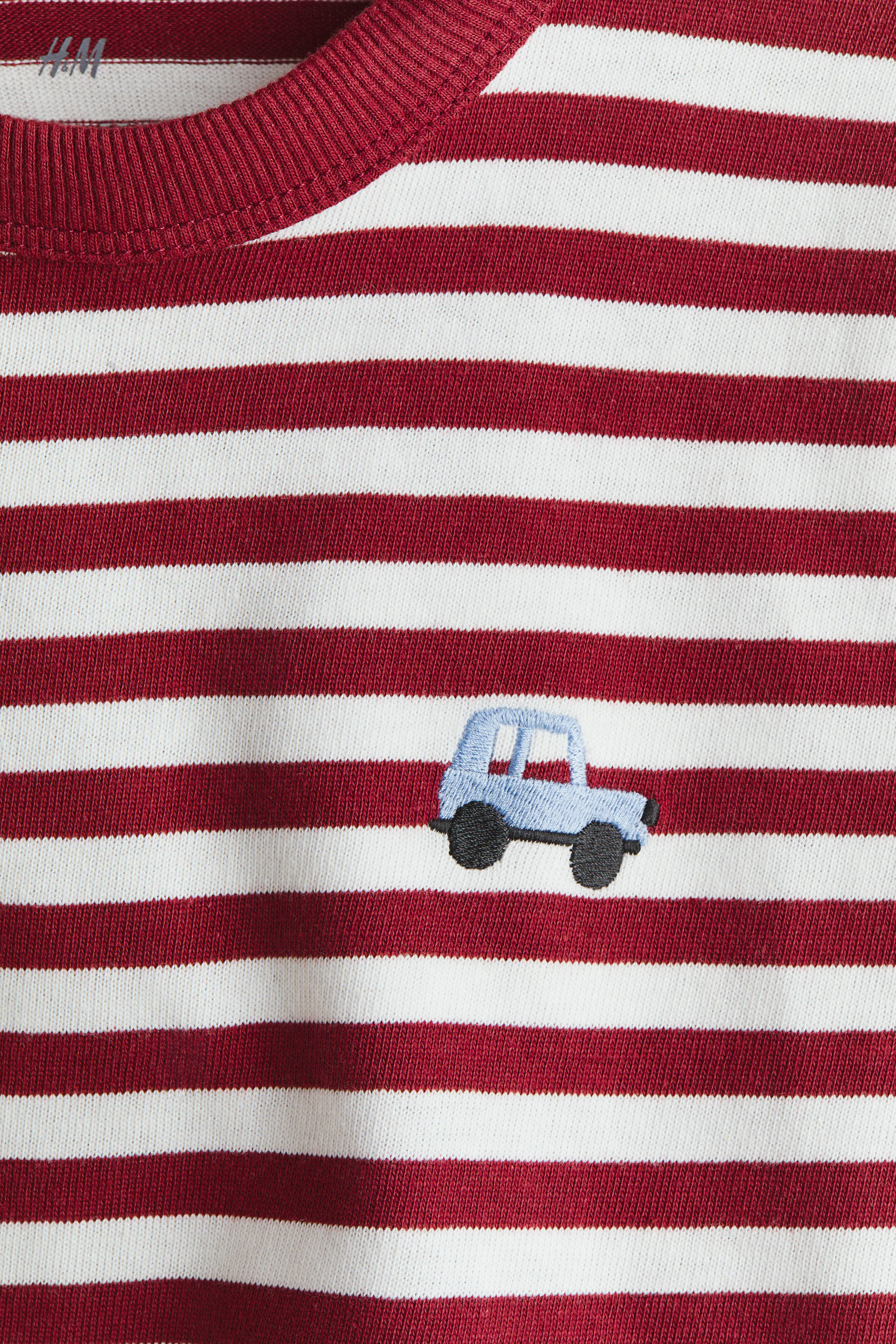 Embroidered-Detail T-Shirt | H&M (US + CA)