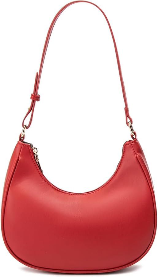 Crescent Shoulder Bags for Women Cute Hobo Tote Handbag Under the Arm Purses Mini Clutch Purse wi... | Amazon (US)