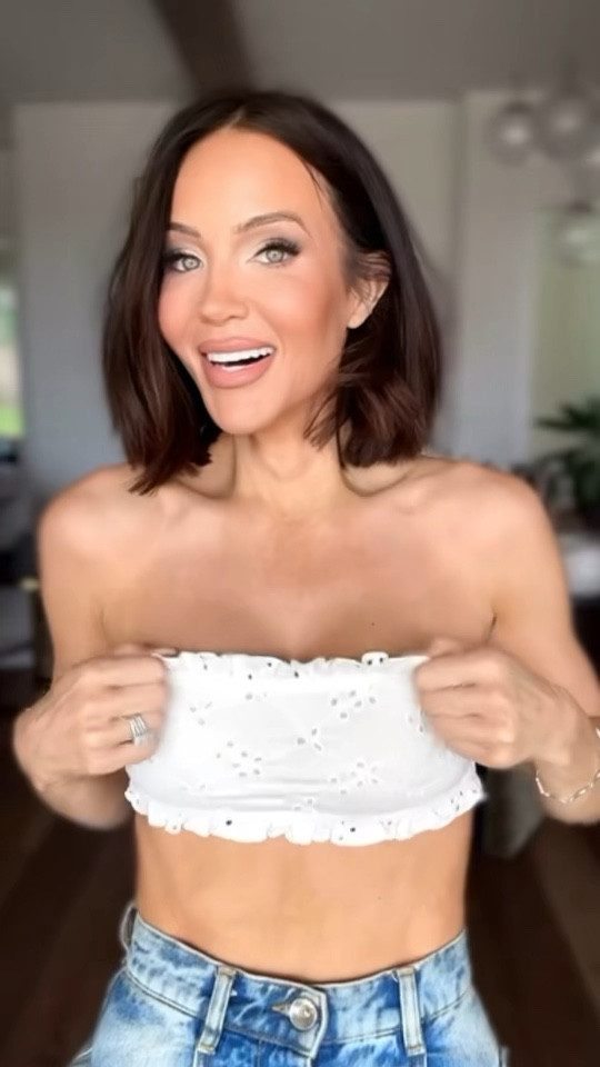 Summer @Revolve  haul!
Sizing:
White balloon top XXS
Pants XXS
Cow print top XXS
Asymmetrical long top XS
Eyelet bandeau top XS
Utility Jumper XS
Asymmetrical back top XS
Satin lace blouse XS
Long sleeve t-shirt dress XS
Halter graphic tank S
Layered bralette S #LTKFestival 



#LTKmomlife #LTKdayinmylife #LTKootd