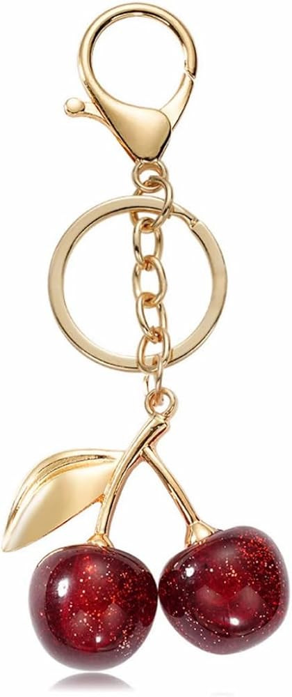 Cute Cherry Bag Charm Keychain - Multi-Use Keychain Accessories for Purse/Bag/Car Key, Stylish Ba... | Amazon (CA)