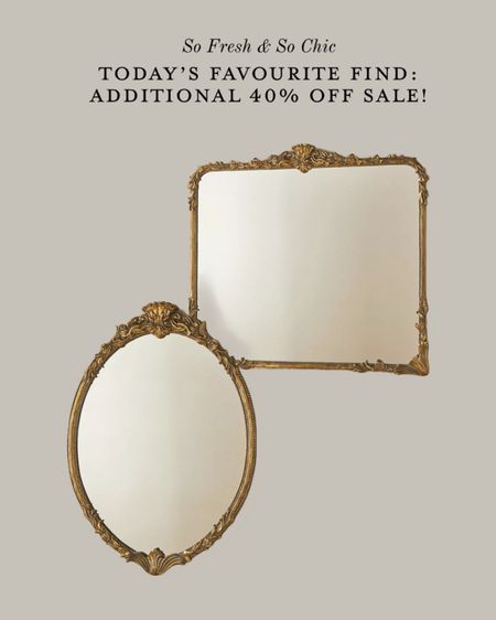 Additional 40% off sale at Anthropologie! Oval and mantel mirrors both included and in stock.
-
Christmas decor - mantel decor - entryway mirror - bedroom dresser mirror - fireplace mantel mirror - gold Anthropologie mirror - Mila mirror - mirror sale - home decor sale - holiday party decor - holiday decor sale

#LTKGiftGuide #LTKhome #LTKsalealert