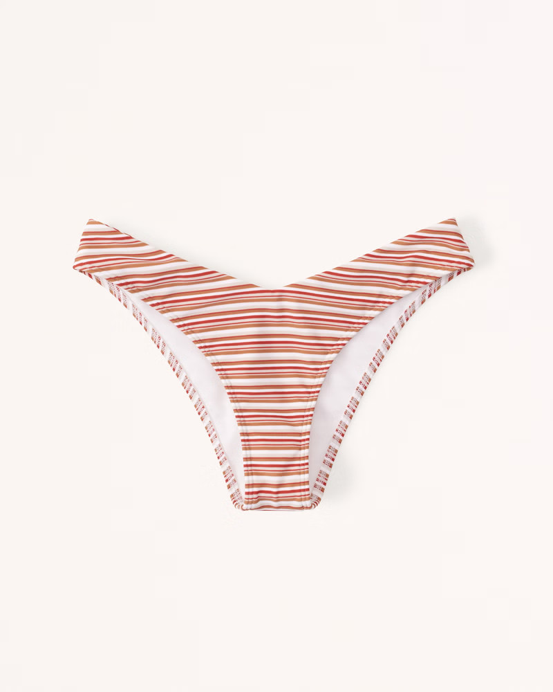 Women's Tall-Side High-Leg Cheeky Bottoms | Women's Swimwear | Abercrombie.com | Abercrombie & Fitch (US)