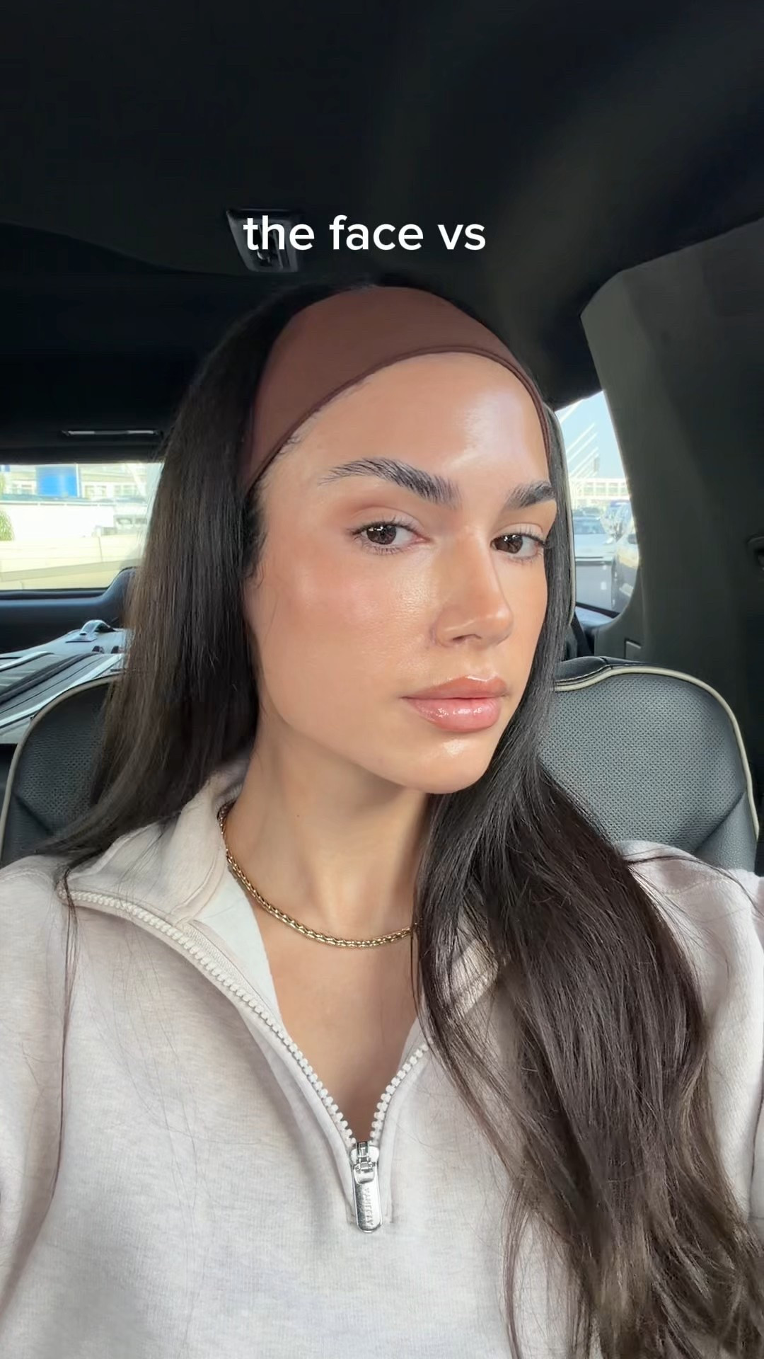 - versed tinted spf in color 60
- Rms beauty bronzer in Tan Lines 
- Lawless cream blush in Angel 
I couldn’t link the exact lip liner but I linked a color really similar it’s the makeup forever in color anywhere caffeine ( one of my favorite) but the exact lip liner is from Alexa Persico in color Pretty Please 
- Patrick ta major moisture lip balm in crème brûlée 
- Anua PDRN spray 