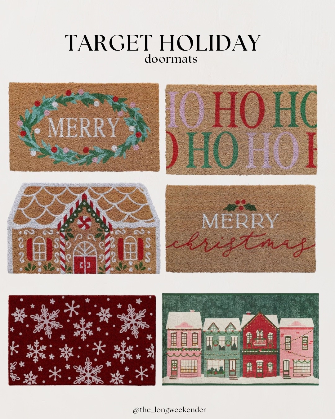 Christmas Doormats from Target! All on sale! 

#LTKSaleAlert #LTKHoliday #LTKCyberWeek
