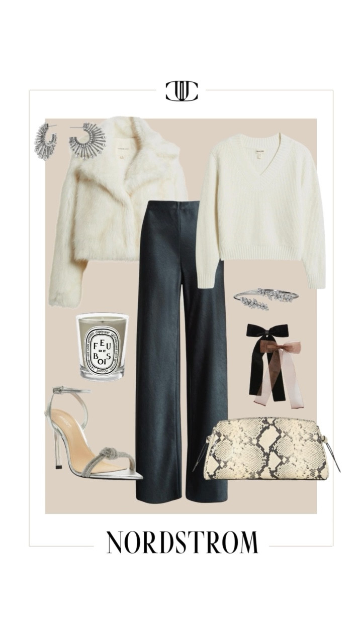 Elevated winter dressing starts here ❄️✨ This chic @Nordstrom look is all about rich textures and timeless layers — a ribbed knit dress, faux-fur vest, and classic croc clutch that take you from December dinners to winter weddings, office parties, holiday concerts, and even NYE soirées without missing a beat.

This color palette is warm, luxe, and incredibly flattering, and the styling possibilities are endless:
– Add the faux-fur vest for instant glamour
– Swap in a tailored coat for a polished work event
– Dress it up with slingbacks & gold jewelry for nighttime
– Go casual chic with tall boots for daytime outings

Perfect for holiday gatherings, winter date nights, festive girls’ dinners, and seasonal events when you want to stay cozy but look elevated. Shop everything at Nordstrom and save these pieces to build a winter wardrobe you’ll wear on repeat. 🤎✨

#Nordstrom #NordstromPartner #WinterOutfits #HolidayStyle #DecemberOutfits #WinterWardrobe #KnitDressOutfit #FauxFurStyle #ColdWeatherFashion #ElegantWinterStyle #WhatToWearInWinter #HolidayPartyOutfit #WinterEventOutfit #ChicWinterLooks #FashionOver30 #WinterStyleGuide

#LTKHoliday #LTKOver40 #LTKdayinmylife