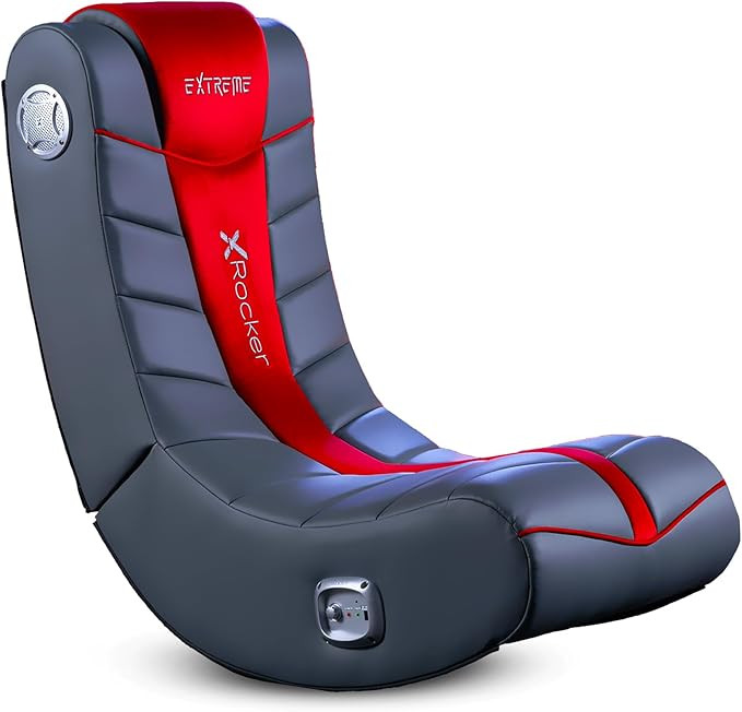 X Rocker Video Gaming Floor Rocker Chair, Built-in Audio, Foldable, for Gamers, Bedroom, or Game ... | Amazon (US)