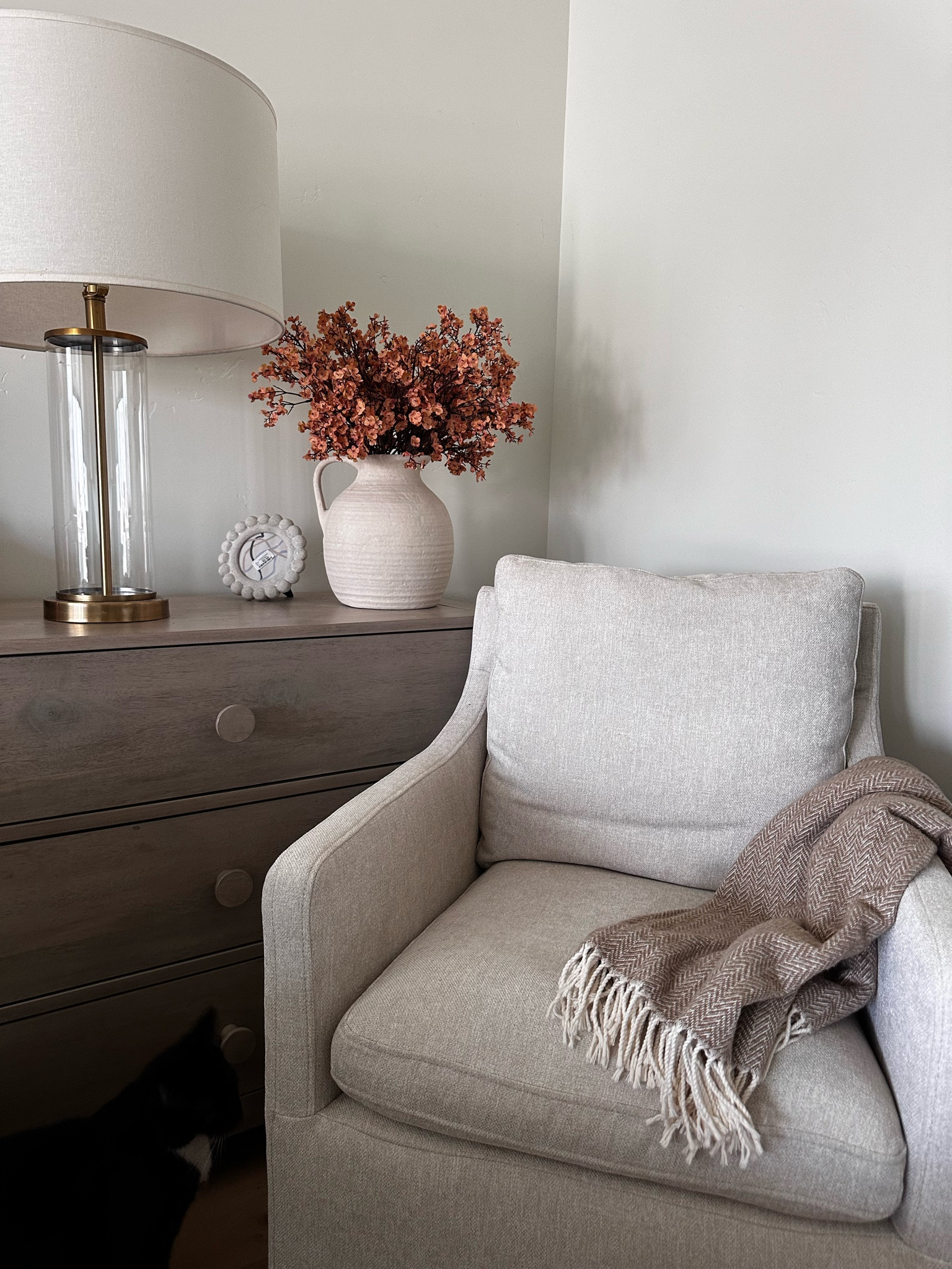 The most beautiful upholstered dining room chair that can also be used as an accent chair , office chair . Great quality and rolls easily ! 

#linenupholsteredchair
#moderneuropeanhome
#modernmediterranean 

#LTKHome