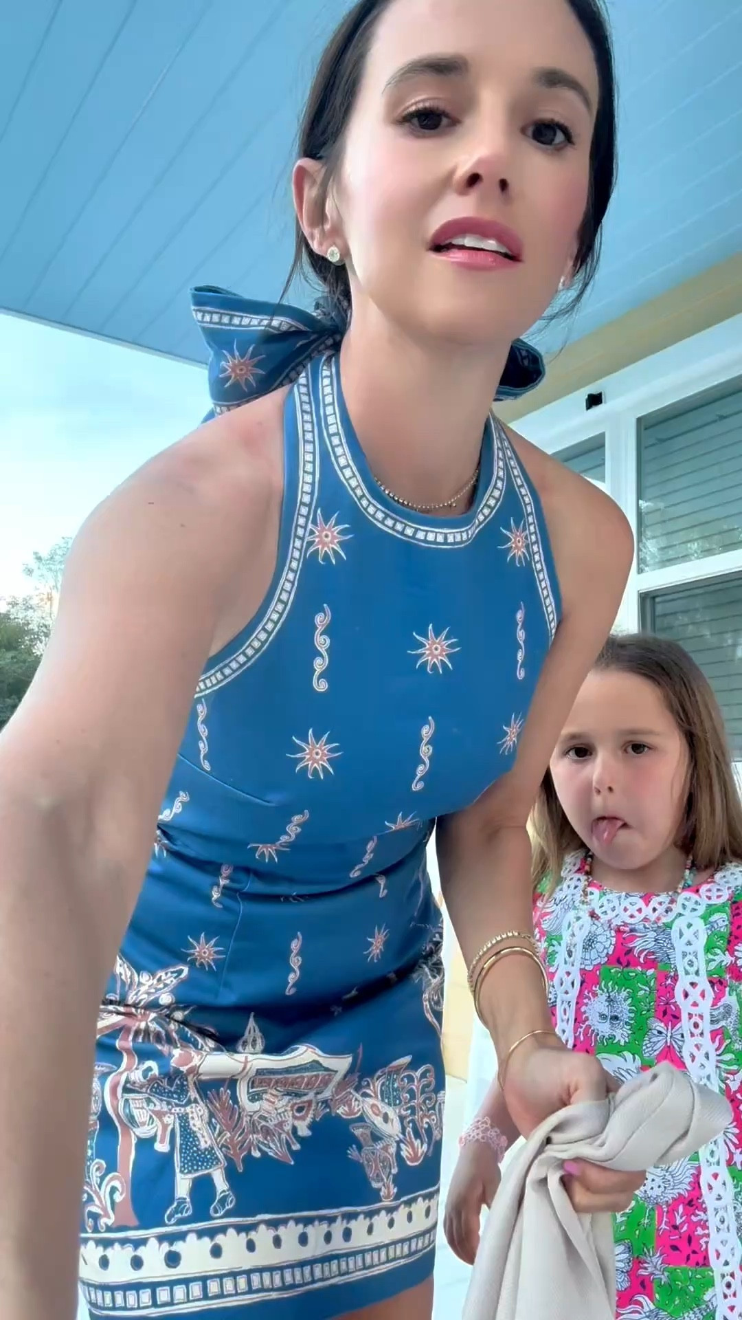 family fit check • i’m a size 6 in this alemais dress & eloise is in her normal size 5 in her lilly  !! target shoes for the win + linking my boys fav khaki shorts & amazon birkenstocks!! 

spring break dress, spring break kids, bahamas outfit 

#LTKootd #LTKTravel #LTKmomlife