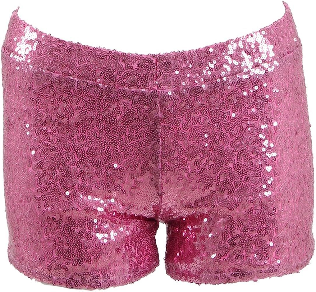 Very Last Shop Women Sexy Hot Glitter Sequin Shorts Summer Club Wear Multi-Color | Amazon (US)