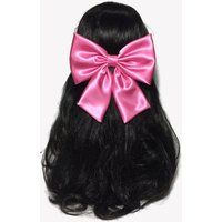 Pink Girls Hair Bows, Girls Hair Bows, Pink Bow, Baby Pink Hair Bow, Girls Bows, Bright Pink Bow, Pink Big Bow, Girls Big Bows, Hair Bows | Etsy (US)