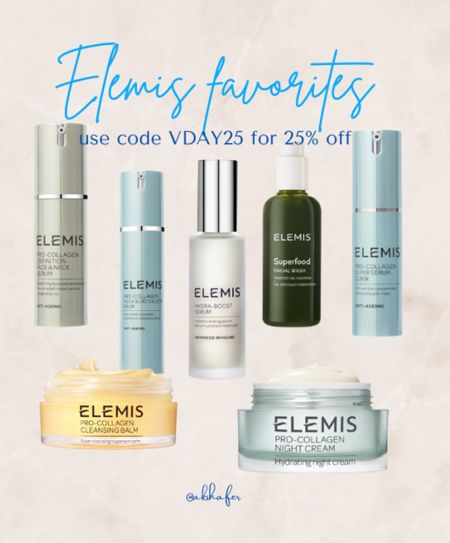 My Favorites from Elemis Skincare! 

Use Code VDAY25 for 25% off
Valid until 02/06 12:59pm

#elemis #skincare #elemisskincare #procollegen #collegen #nighttimeroutine 

#LTKbeauty #LTKsalealert