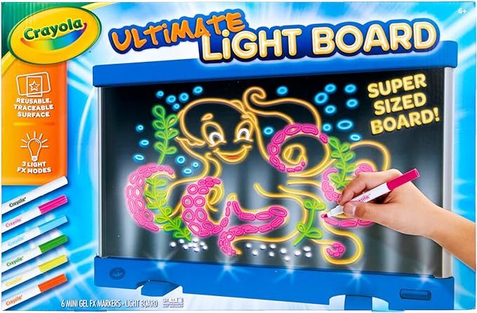 Crayola Ultimate Light Board - Blue, Drawing Tablet & Tracing Pad, Kids Toys, Gifts For Boys & Gi... | Amazon (US)