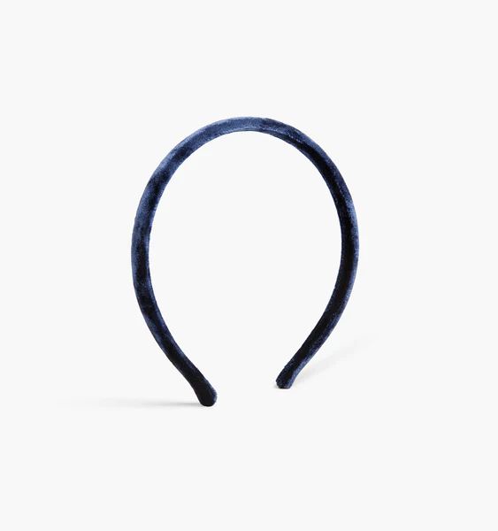 The Ivy Headband - Navy Velvet | Hill House Home