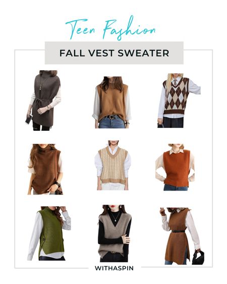 Fall vests have been a staple for my preteen and me. Great for workwear, school wear and casual parties.

#LTKSeasonal #LTKworkwear #LTKstyletip
