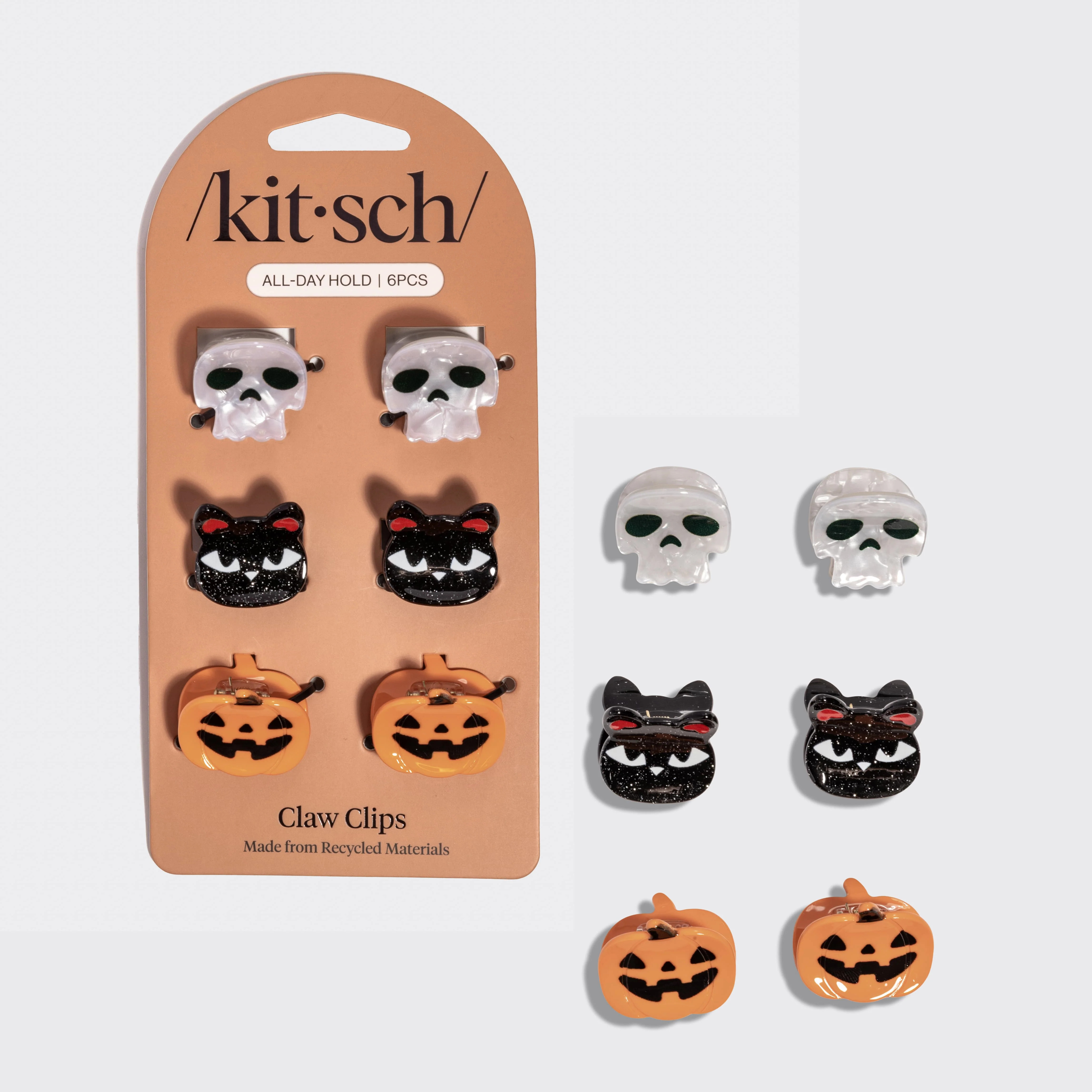 Halloween Squad Claw Clips 6pc Set - Mini | Kitsch