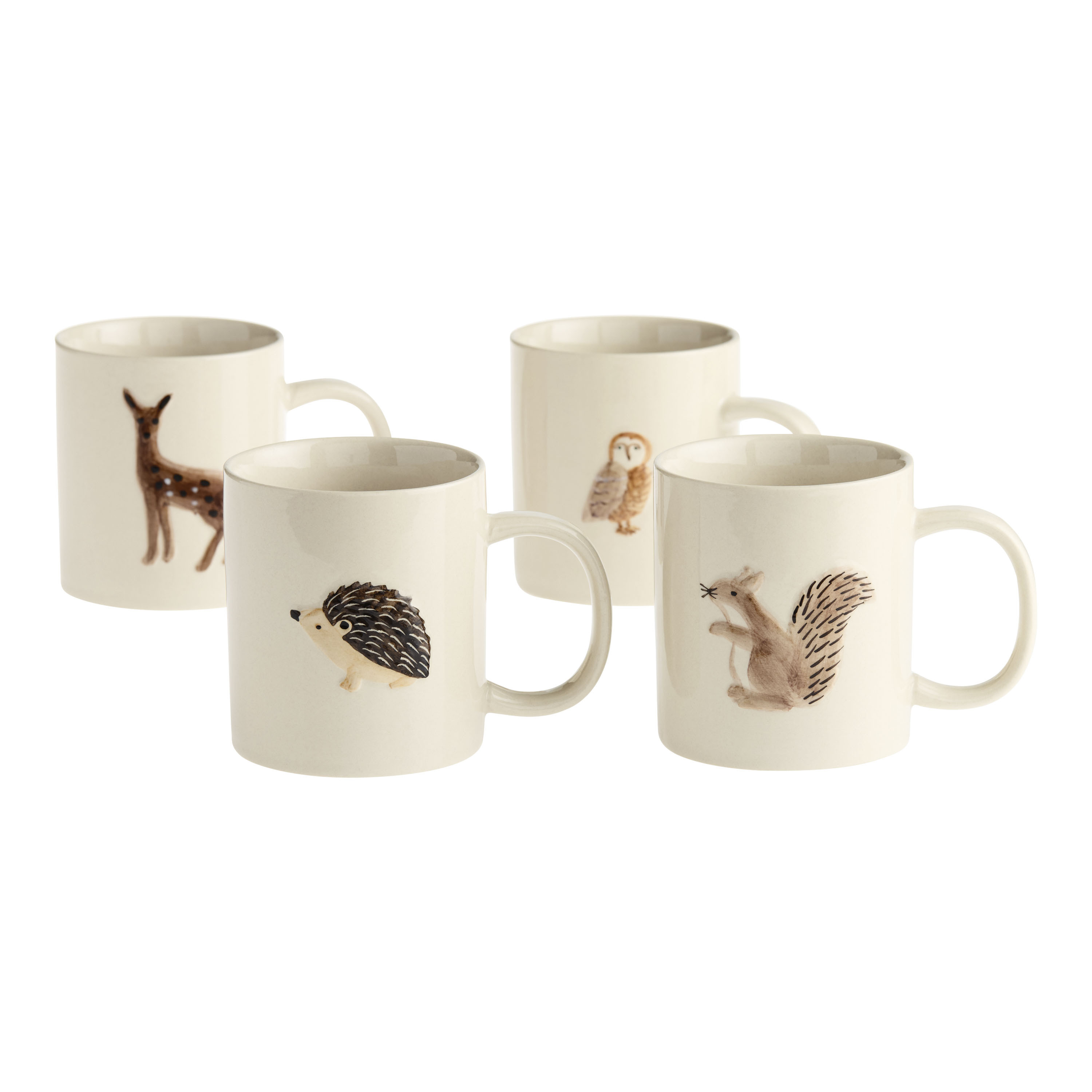 Cream Harvest Critters Ceramic Mug | World Market