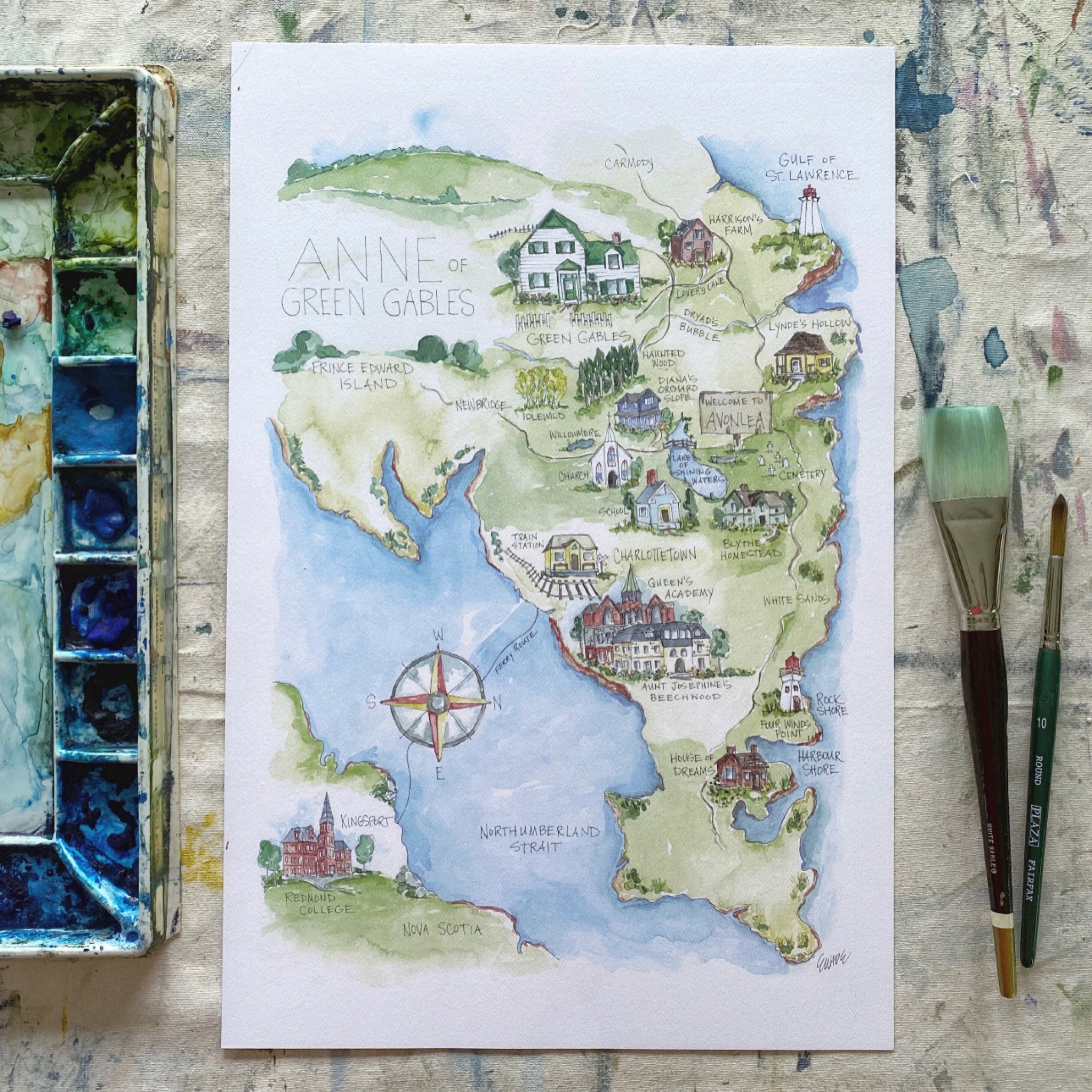 Watercolor story maps… such a sweet gift for a bookish tween, a new mom, etc!

#LTKfindsunder50 #LTKGiftGuide #LTKhome