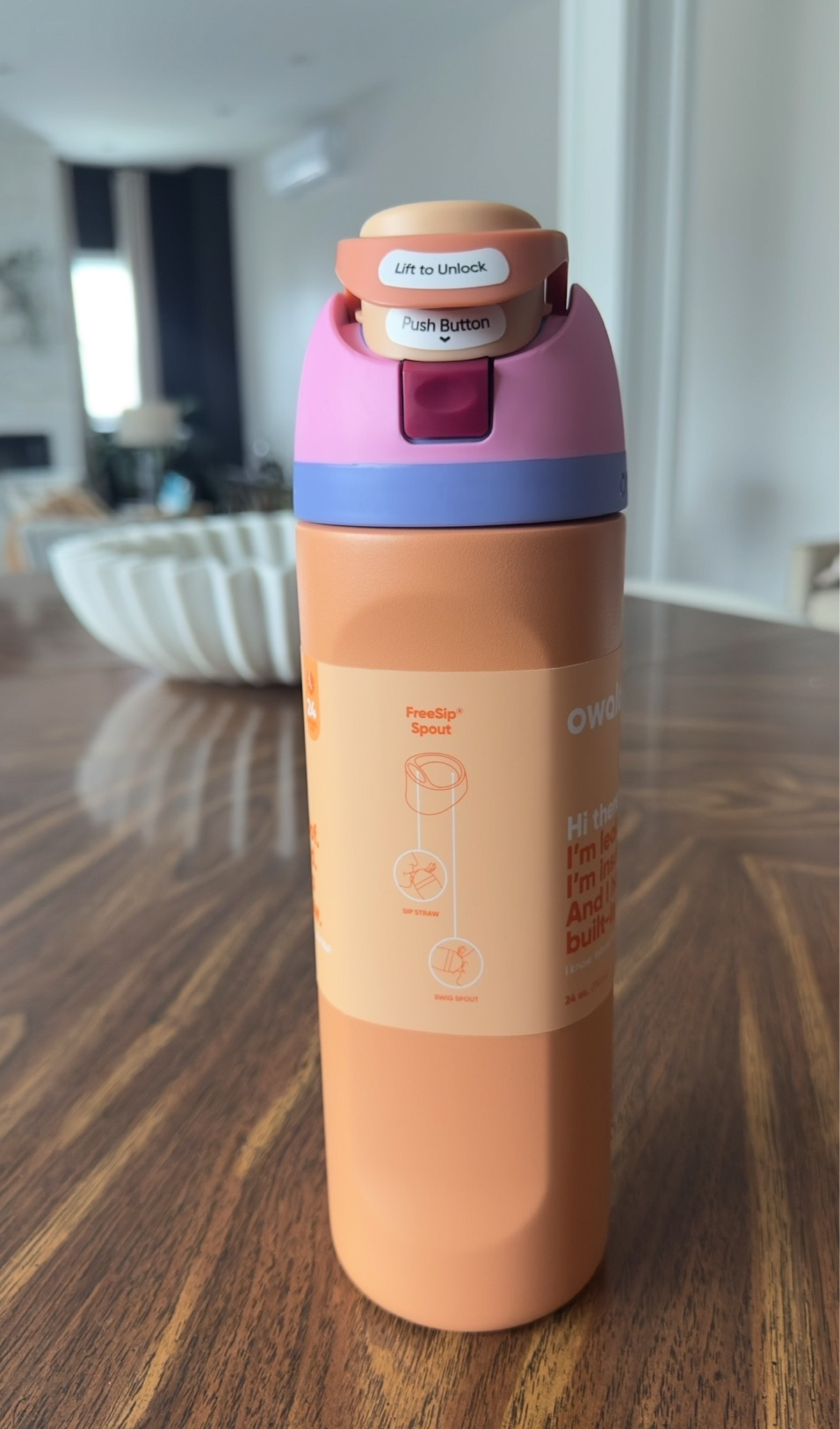 My new everyday hydration obsession. The Owala FreeSip is cute, practical, and makes it way easier to keep my water with me all day. I love that you can sip through the built-in straw or tilt it back to drink from the spout—and this color combo is too good. 

Shop my Owala + everyday favorites on LTK! ✨

#LTKFinds #Owala #OwalaFreeSip #WaterBottle #EverydayEssentials #Hydration #AmazonFinds

#LTKHome #LTKHome #LTKmorningroutine