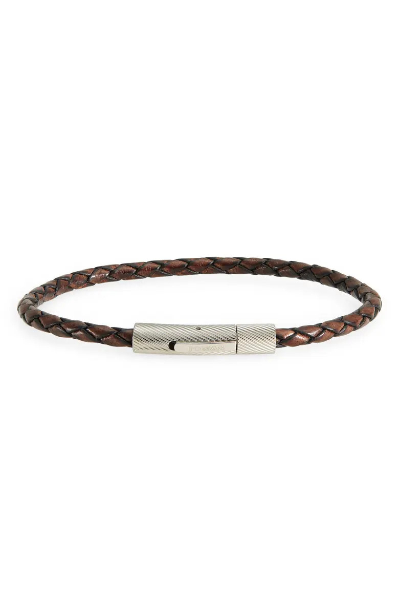 Jonas Studio Men's Single Braided Leather Bracelet | Nordstrom | Nordstrom