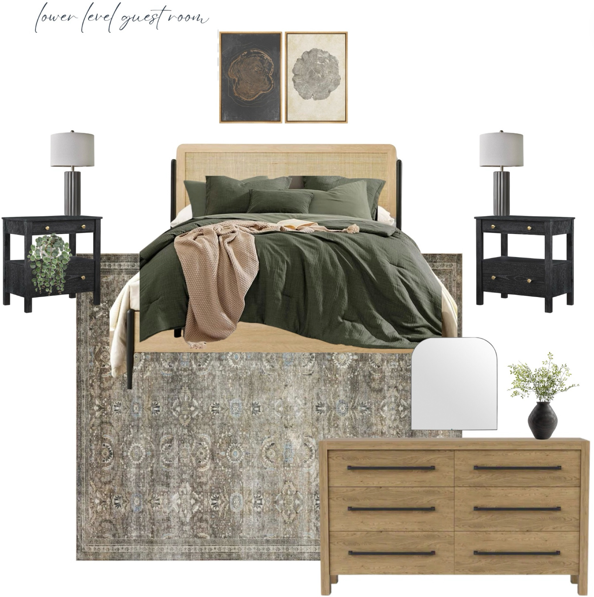 The most beautiful guest room - this is part of the coastal spec home that I furnished!