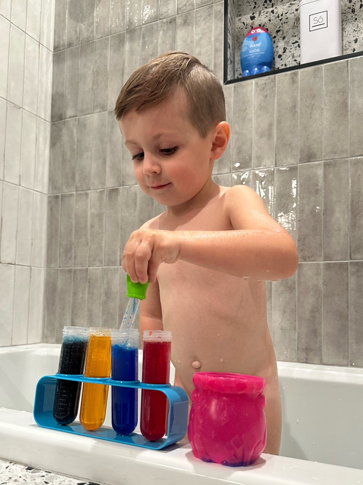 Bath time science experiments for the win!

#LTKkids #LTKfamily #LTKSeasonal