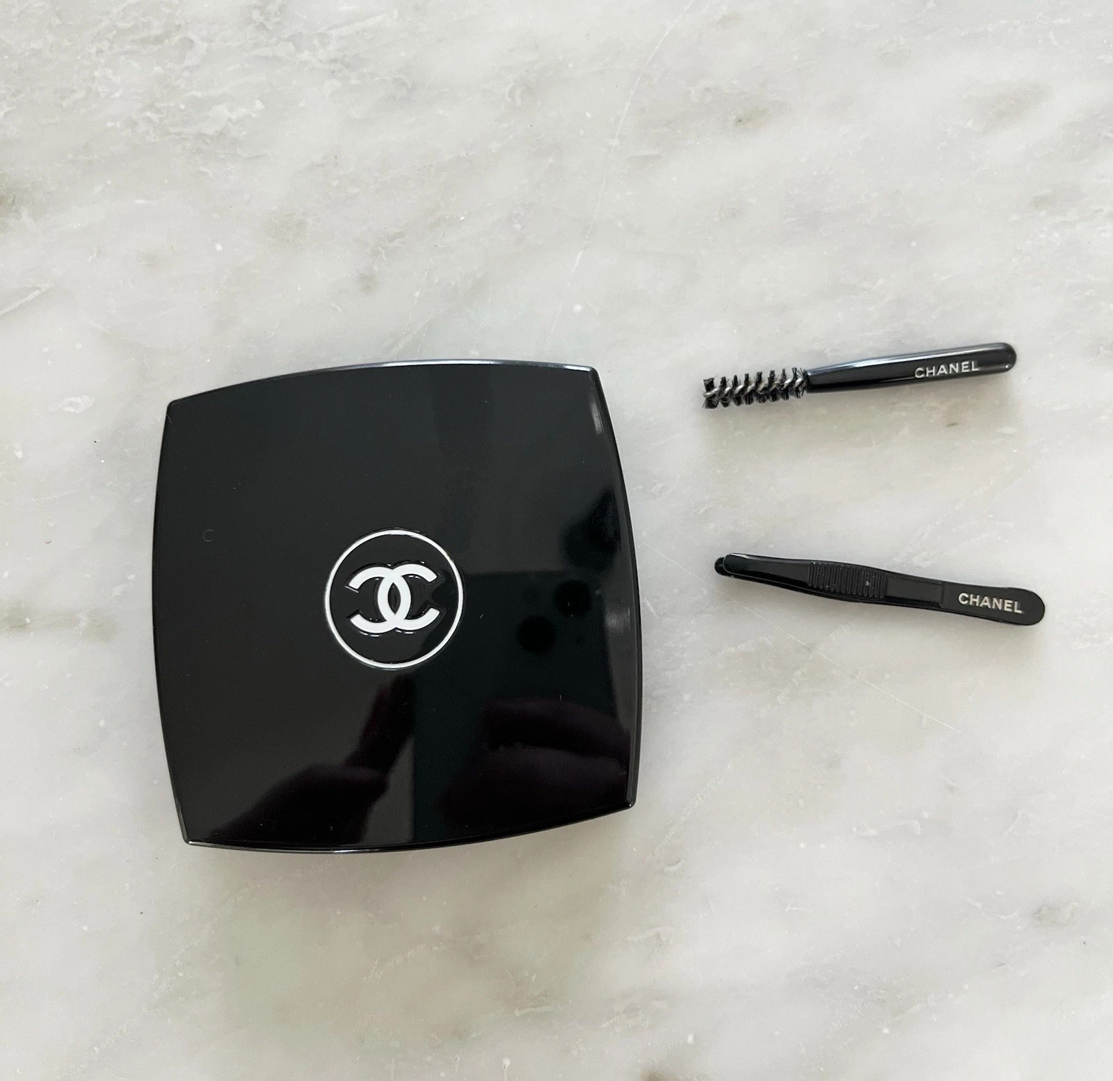 Chanel la pallete sourcils eyebrow brow kit compact empty tweezers & spoolie | eBay US
