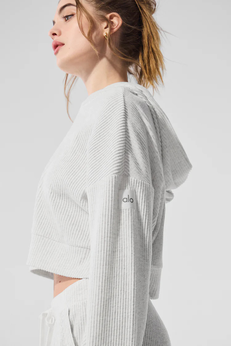 Muse Hoodie - White Heather | Alo Yoga (US)