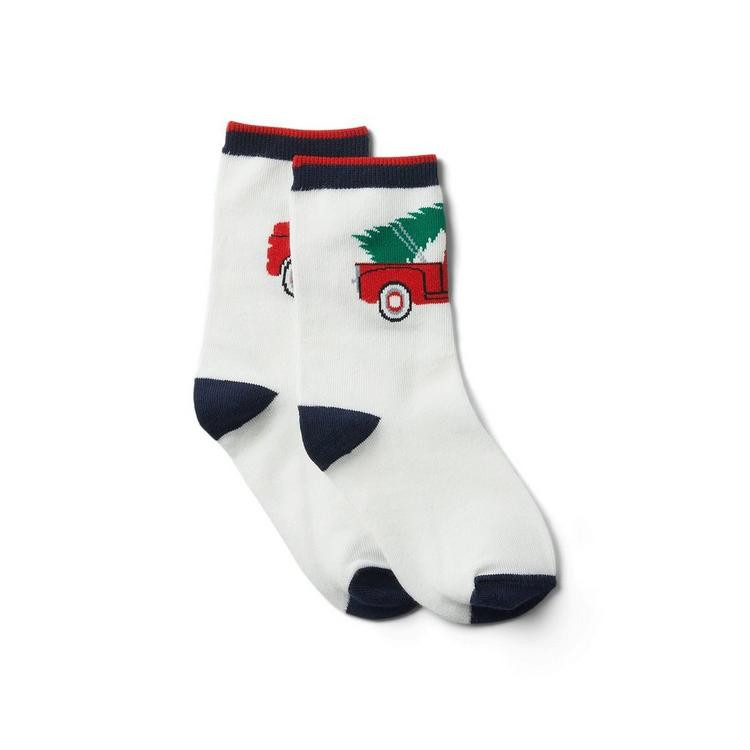 Holiday Truck Sock | Janie and Jack
