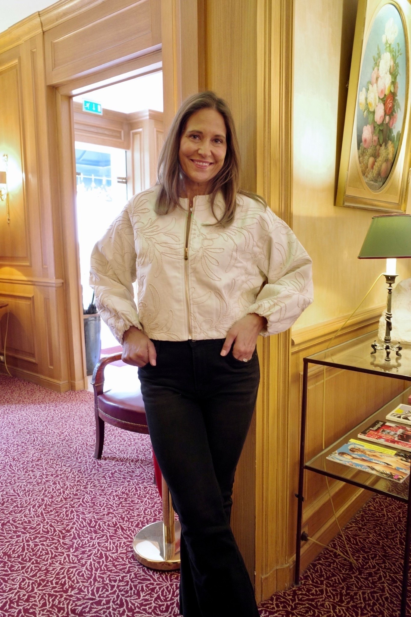 This embroidered zip-up jacket is such an elevated piece for fall. I paired it with black denim and pointed boots for a sleek outfit that works day to night. The subtle detailing on the jacket makes it stand out without feeling over the top. 

#LTKOver40 #LTKMidsize #LTKSeasonal