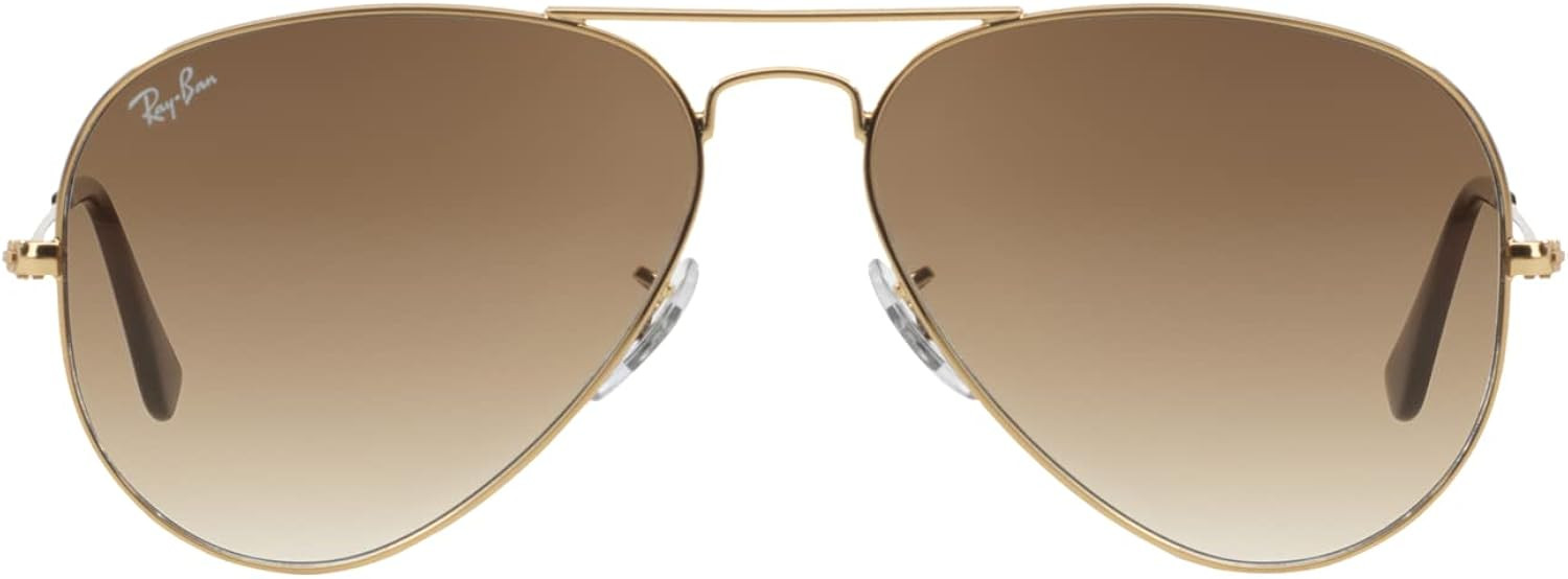 Ray-Ban RB3025 Metal Aviator Sunglasses + Vision Group Accessories Bundle | Amazon (US)