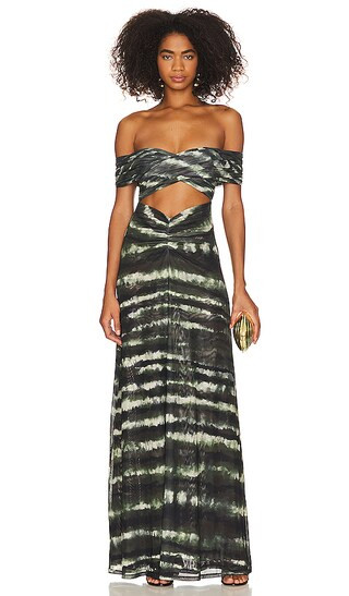 Beatriz Dress in Green Tye Dye | Revolve Clothing (Global)