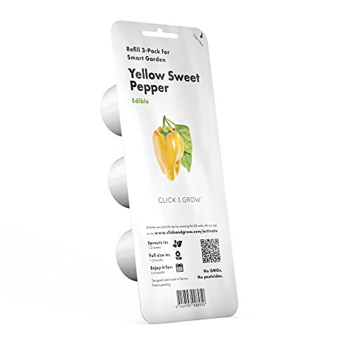 Click and Grow Smart Garden Yellow Sweet Pepper Plant Pods, 3-Pack | Amazon (US)
