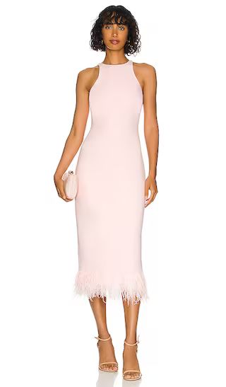 Chandler Midi Dress in Rose Shadow | Revolve Clothing (Global)