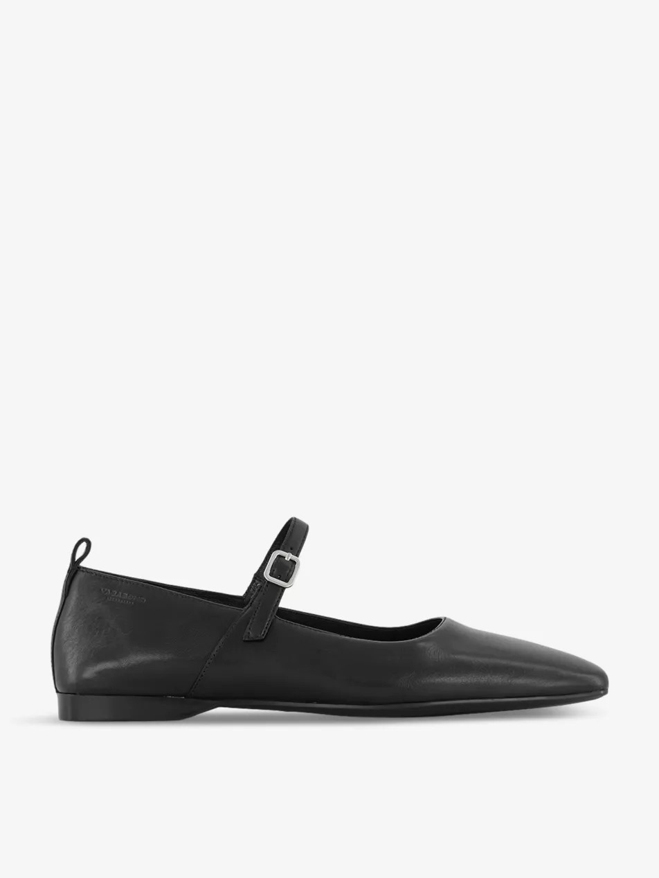 Delia leather Mary Jane flats | Selfridges