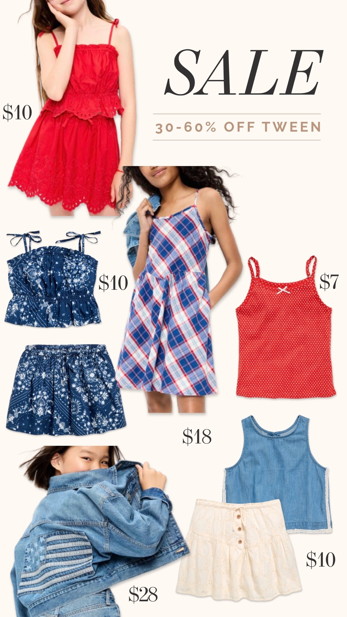 30-60% OFF 4th of July fits for tweens!

#LTKSeasonal #LTKKids #LTKSaleAlert