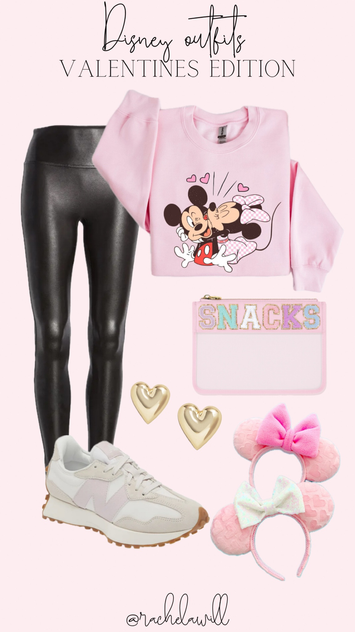 Disney Edition Valentines Day inspo 🐭❤️ 

The cutest pullover and ears, I just LOVE them 😘 These are the BEST leather leggings out there! 

#valentinesday #valentinesdate #valentinessweatshirt #disney #disneyoutfit #disneyfit #disneyvalentines #pinksweatshirt #disneypink



#LTKSeasonal #LTKfitness #LTKfindsunder50