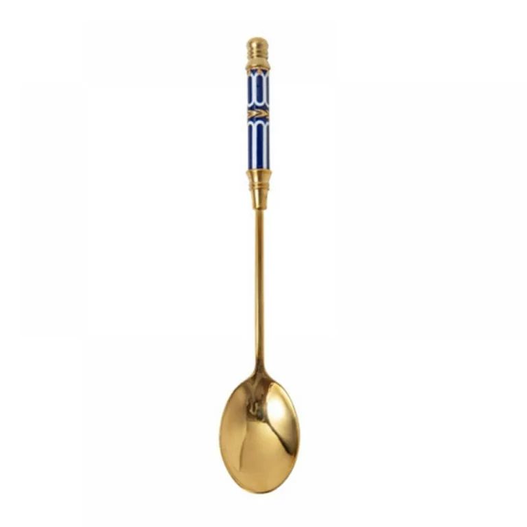 Stainless Steel Coffee Spoon Ceramic Long Handle Spoon Stirring Spoon Gold-plated Dessert Spoon K... | Walmart (US)