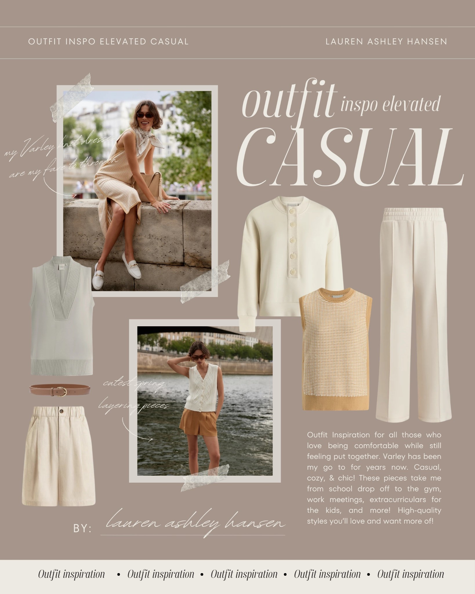 The prettiest new Spring arrivals at Varley! I’m loving these taupe and mauve styles. I have a more olive complex and these colors are perfect for that. Elevate these tops with trousers and shorts, or style them with leggings for a more day to day look! 

#LTKootd #LTKmomlife #LTKgrwm