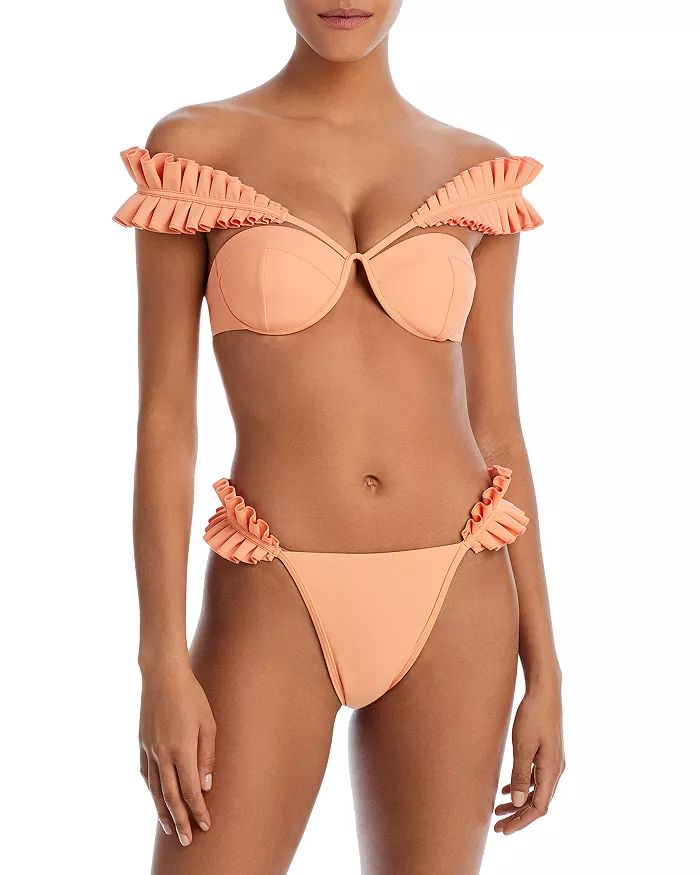 Mulan Ruffled Bikini Top | Bloomingdale's (US)