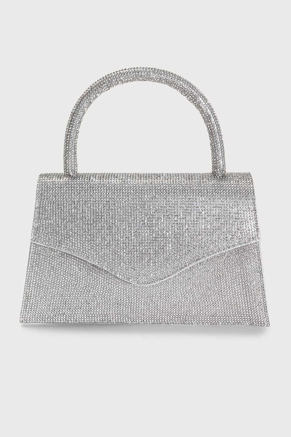 Sparkle City Silver Rhinestone Mini Handbag | Lulus (US)