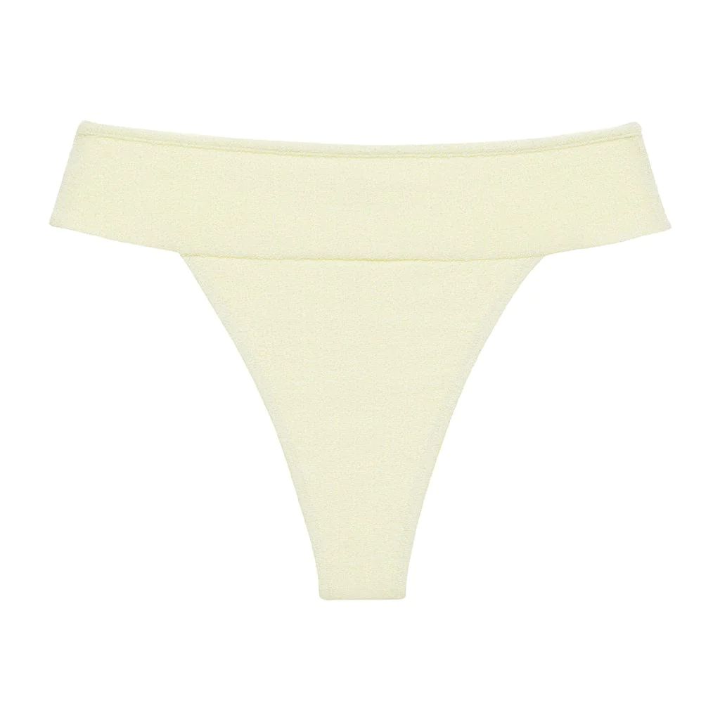 Buttercream Rib Tamarindo Binded Bikini Bottom | Montce