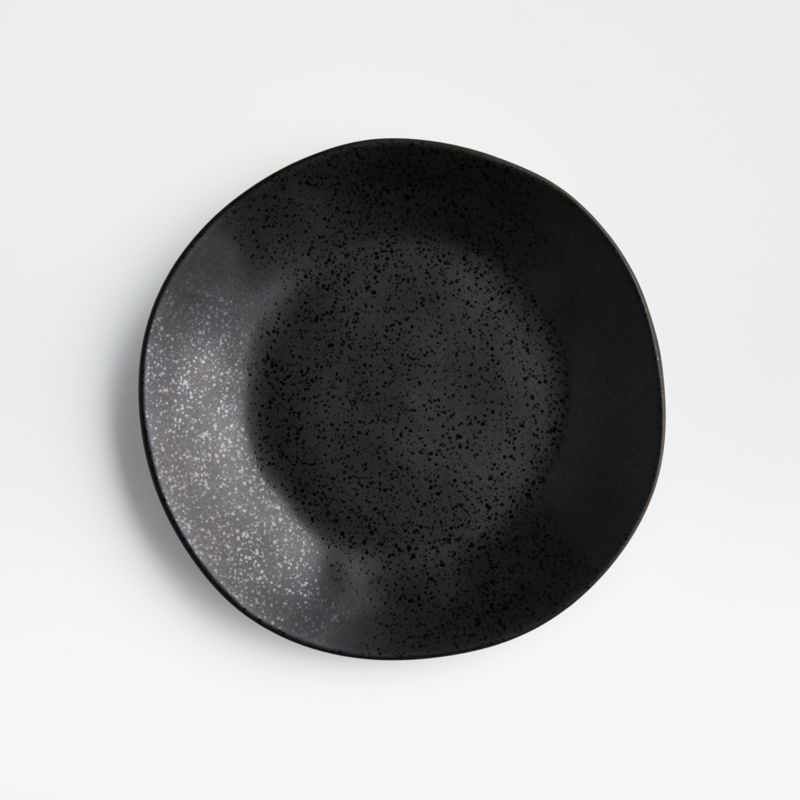 Marin Matte Black Salad Plate + Reviews | Crate and Barrel | Crate & Barrel